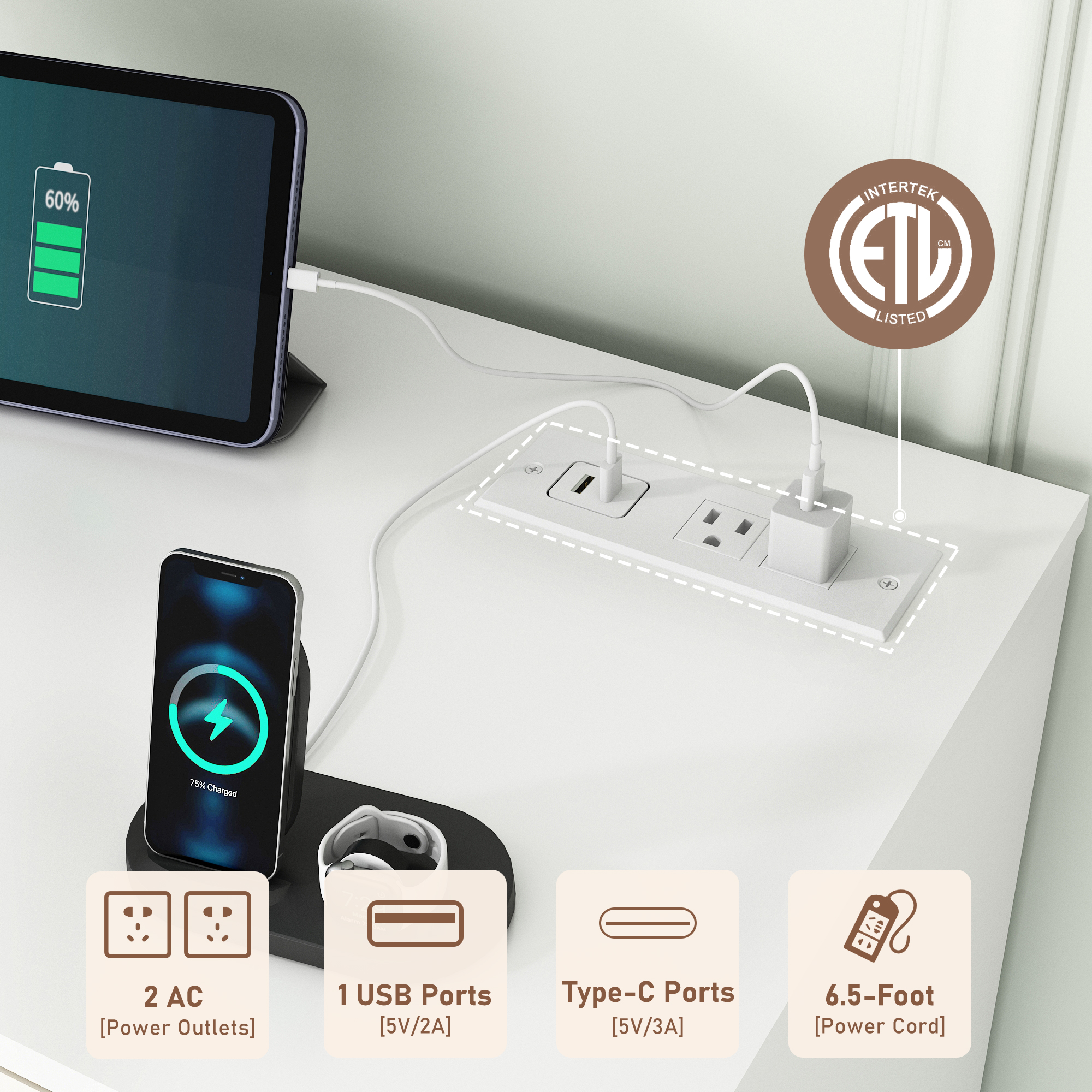 ChVans 12 Drawer Dresser with 60000-color LED Lights & Power Outlet, 63'' Long Modern Chest of Drawers for Closet, Wide Drawer Organizer Cabinet for Bedroom, Living Room, Entryway, Hallway