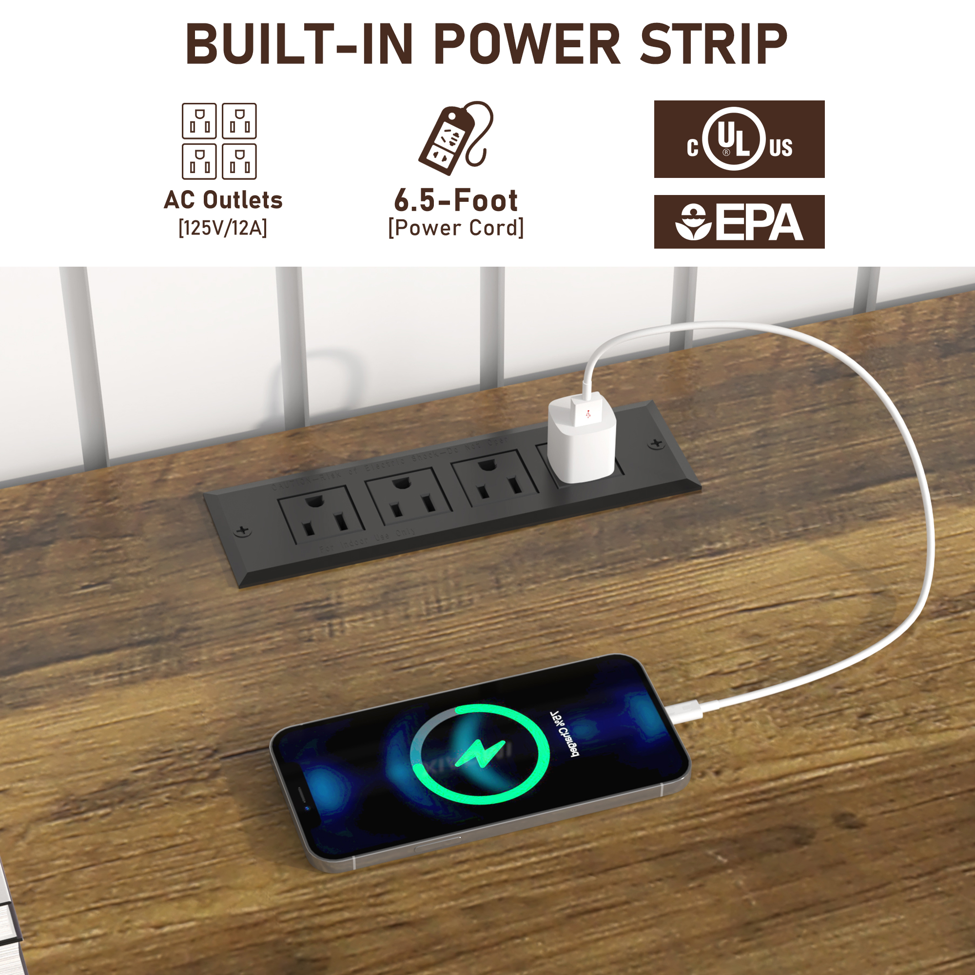 ChVans 4-Piece Rustic Farmhouse Wall Unit Entertainment Center for TVs up to 80", Large Wall Unit TV Stand with Bookshelves, Charging Station & Sliding Barn Door Cabinets, Brown Oak