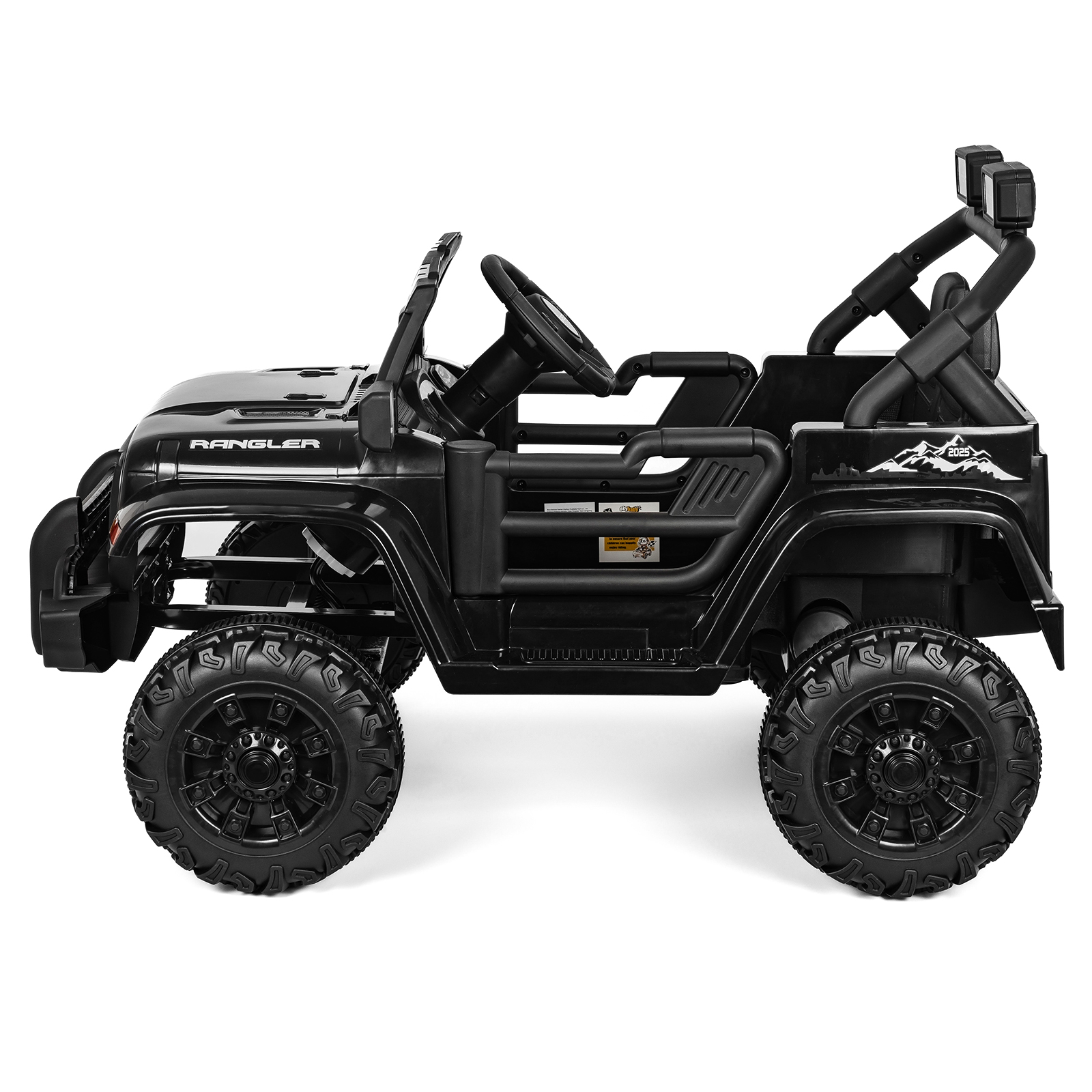 ANPOO 12V Kids Powered Ride on Truck Car with Parent Remote Control, Electric Battery Powered Ride on Toys w/ 3-Speed, Suspension, LED Lights, Music, Bluetooth, MP3