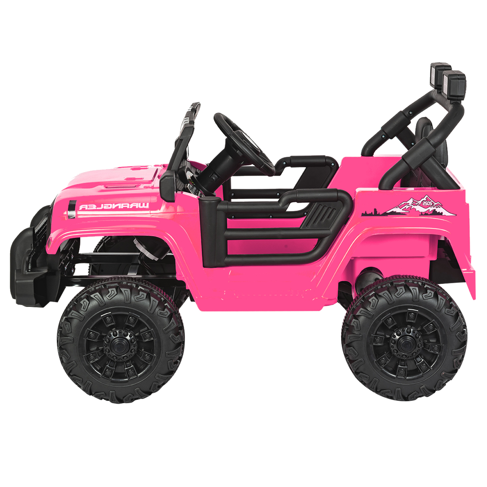 ANPOO 12V Kids Powered Ride on Truck Car with Parent Remote Control, Electric Battery Powered Ride on Toys w/ 3-Speed, Suspension, LED Lights, Music, Bluetooth, MP3