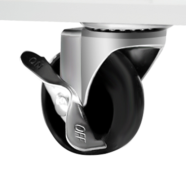 ANPOO 55" Rolling Kitchen Island with Drop Leaf and Power Outlet, Movable Kitchen Cart with Rubber wood Countertop, Island Table on Wheels for Kitchen w/2 Drawers, Spice Rack, Adjustable Shelves