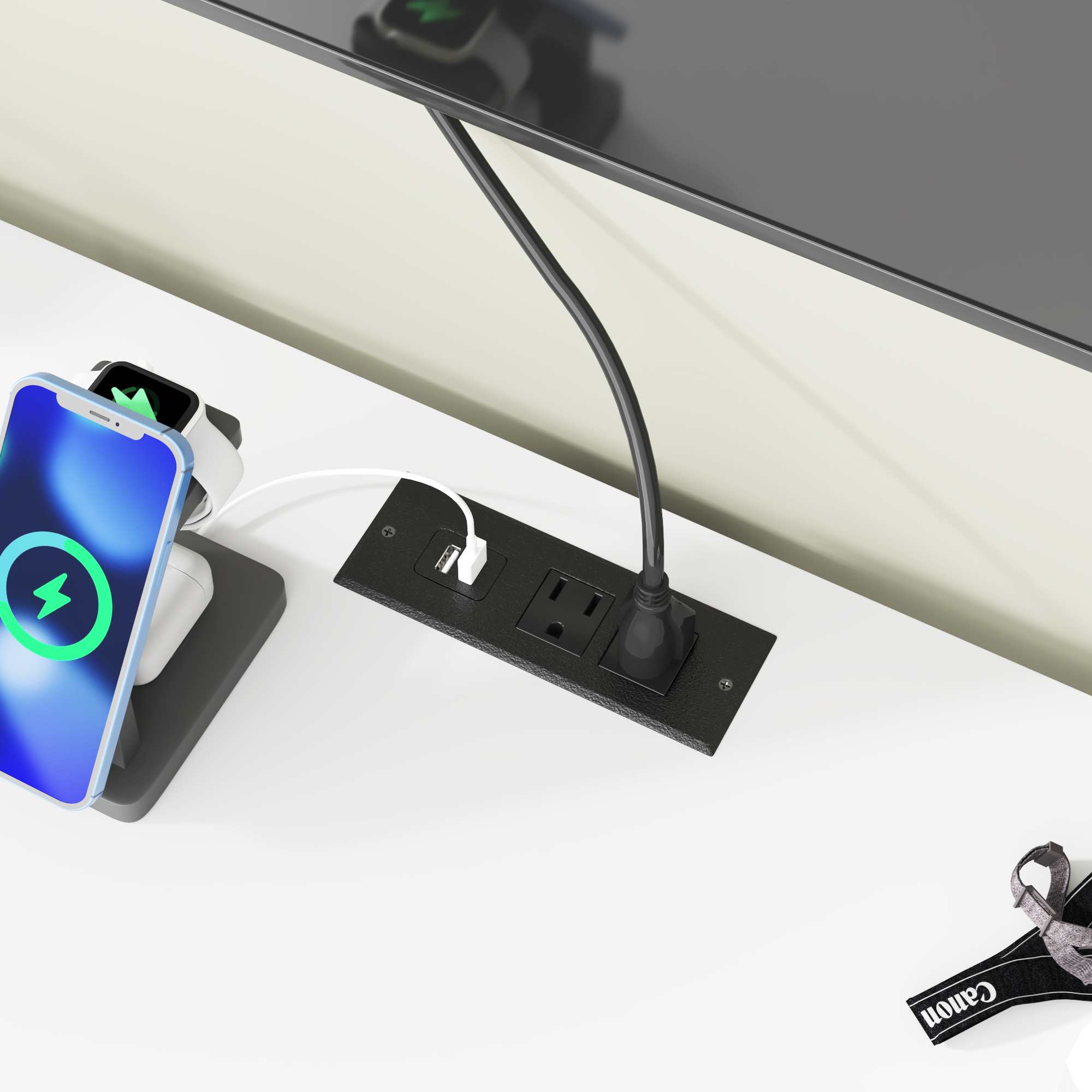 ChVans Black Dresser with LED Lights for Bedroom, Modern Wood Dresser with Wide Drawers and Metal Handles, 9 drawer dresser for Kids Living Room, Bedroom, Hallway