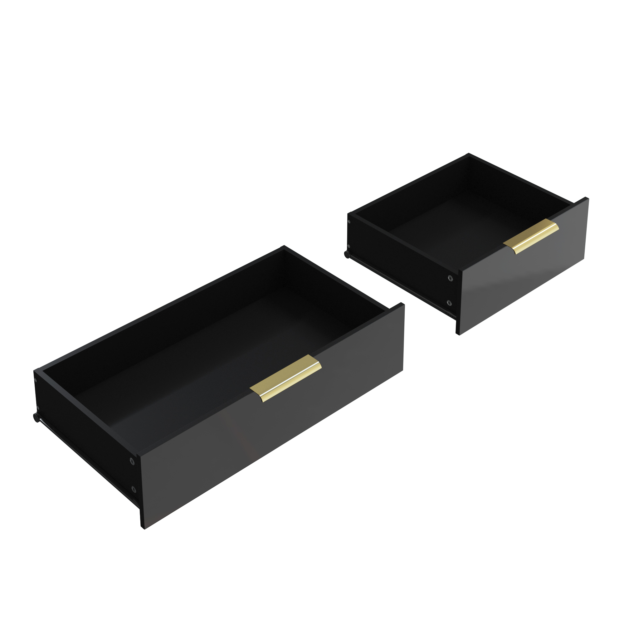 ChVans Black Dresser with LED Lights for Bedroom, Modern Wood Dresser with Wide Drawers and Metal Handles, 6 drawer dresser for Kids Living Room, Bedroom, Hallway