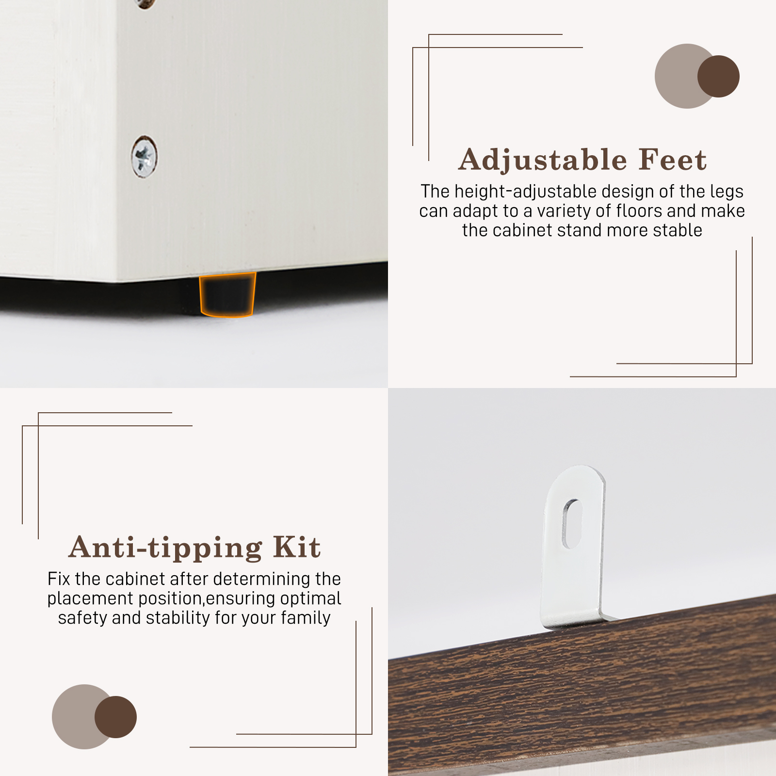 ChVans 73.1''H Armoire Wardrobe with Sensor Light&4 Drawers, Farmhouse Bedroom Armoire Cabinet with Hanging Rod&Open Space, Wooden Wardrobe Cabinet with Folding Sliding Barn Door for Bedroom