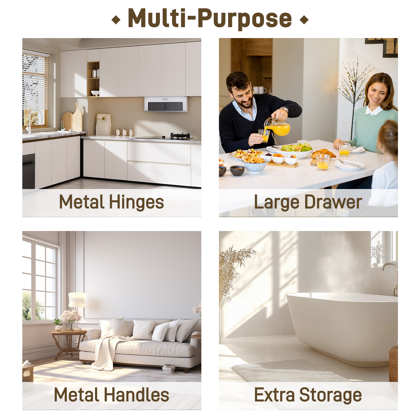 ChVans 72" Tall Kitchen Pantry, Farmhouse Storage Cabinet with Barn Doors, Organizer, Drawer and Adjustable Shelves, Rustic Wood Cupboard for Kitchen, Dining Room