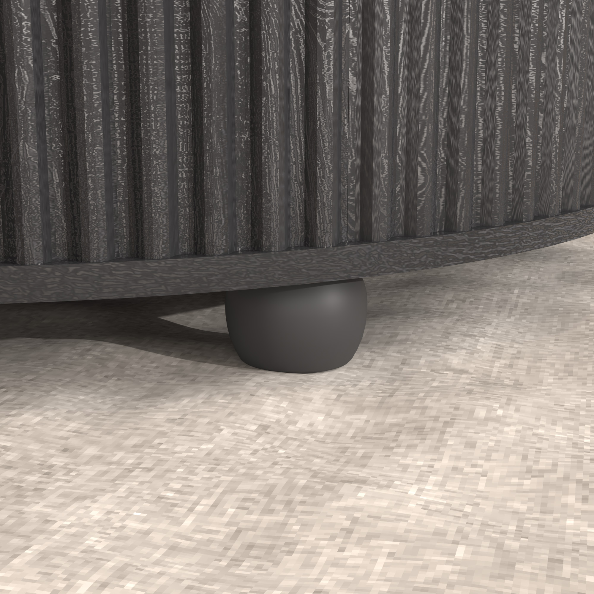 ANPOO Round Lift Top Coffee Table with Storage, 34.6" Fluted Center Table for Living Room, Modern Circle Drum Table, Mid Century Furniture for Small Space