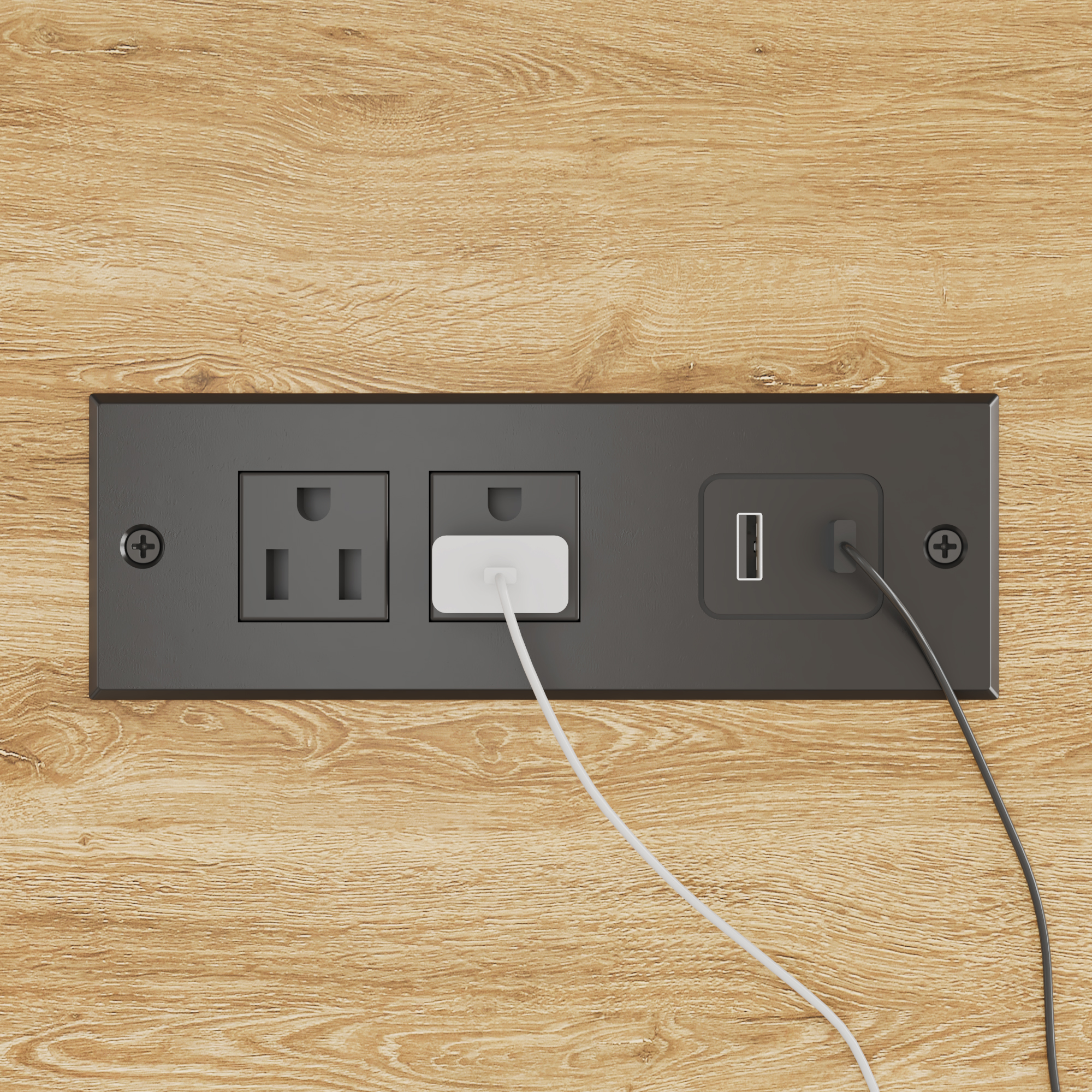 86" L-Shaped Executive Desk with Power Outlets, Large Office Desk with Storage Drawers, Cabinet and Open Shelves, Modern Computer Desk for Home Office/Study Room, Walnut