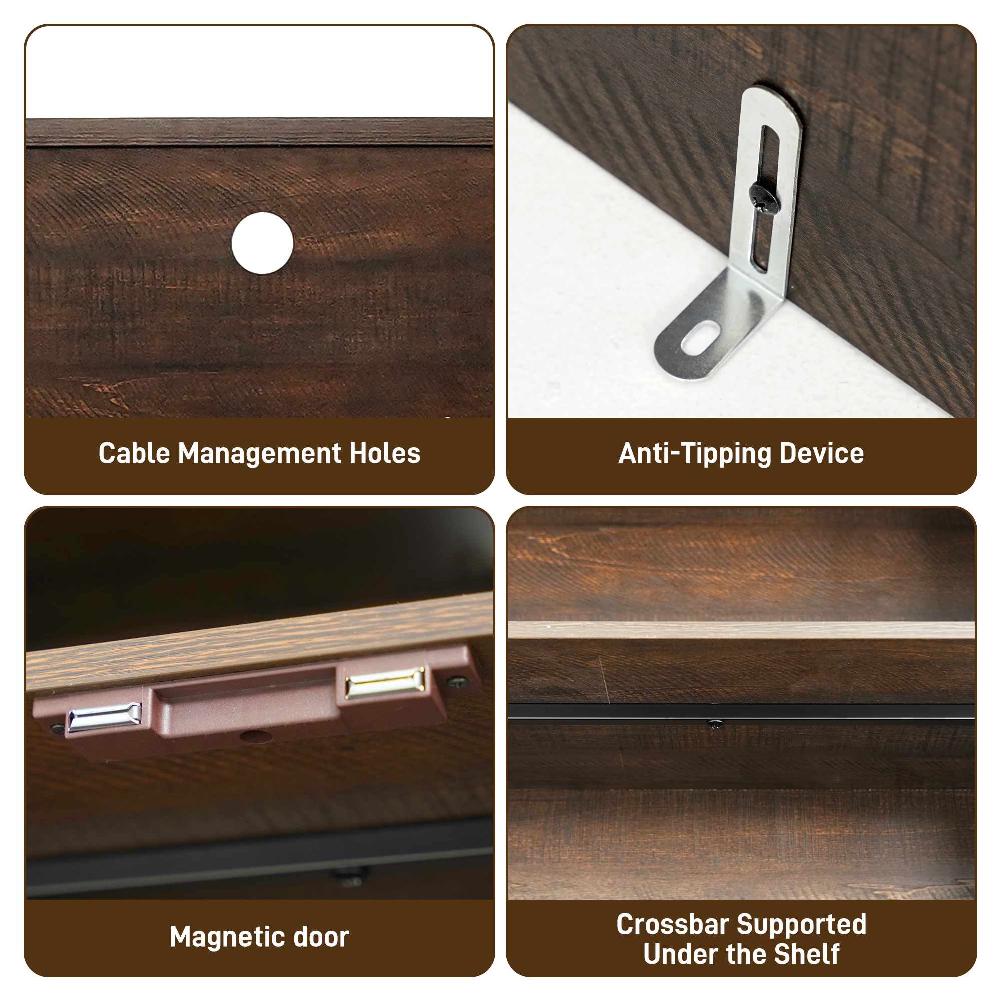 157.5" Entertainment Center with Bookshelves for TVs up to 100", Farmhouse Wall Unit TV Stand with 6 Doors & 6 Drawer & LED Lights, Media Console Table for Living Room, Bedroom & Home Theater, White