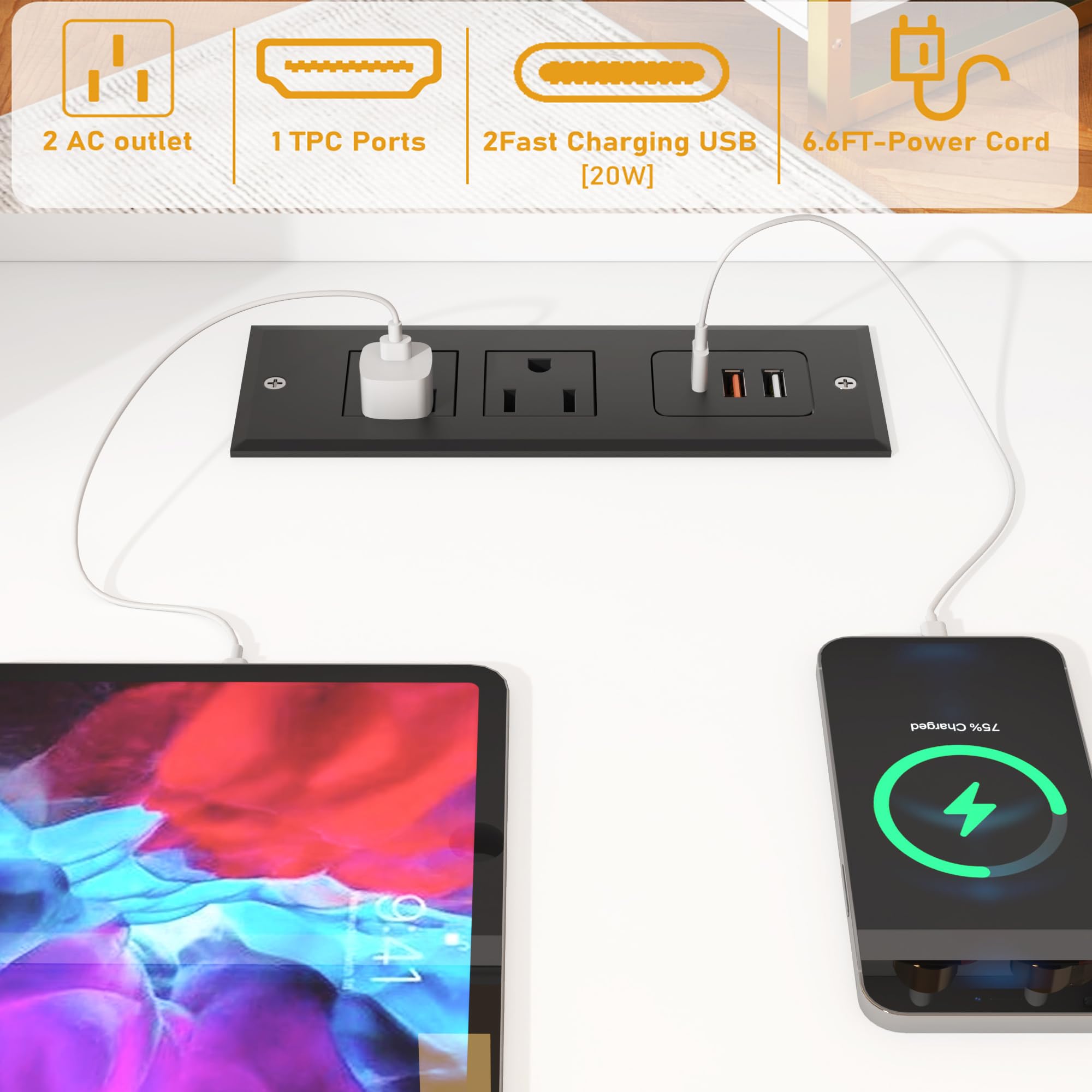 ChVans Corner Vanity Desk with Sliding Mirror and Lights, White and Gold Desk Vanity Tables with Storage Cabinet, Dressing Table for Girls, Women, White