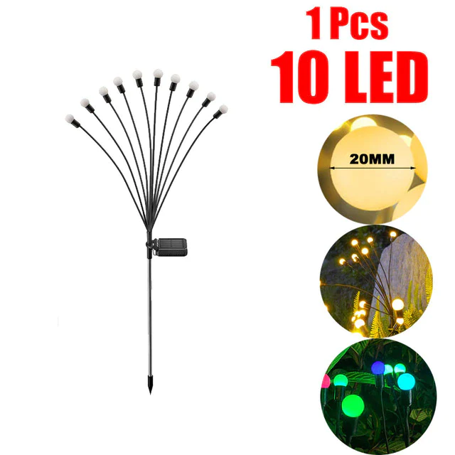 Solar Powered Firefly Garden Light