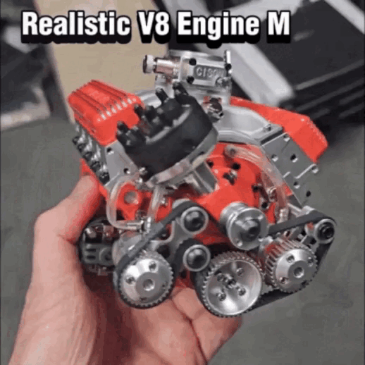 V8 Motor Modellkit som