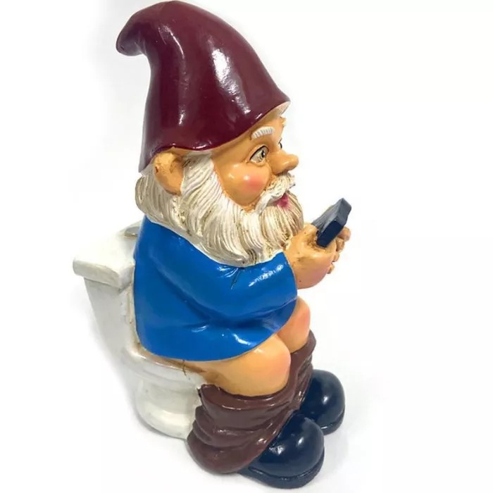Funny garden gnomes