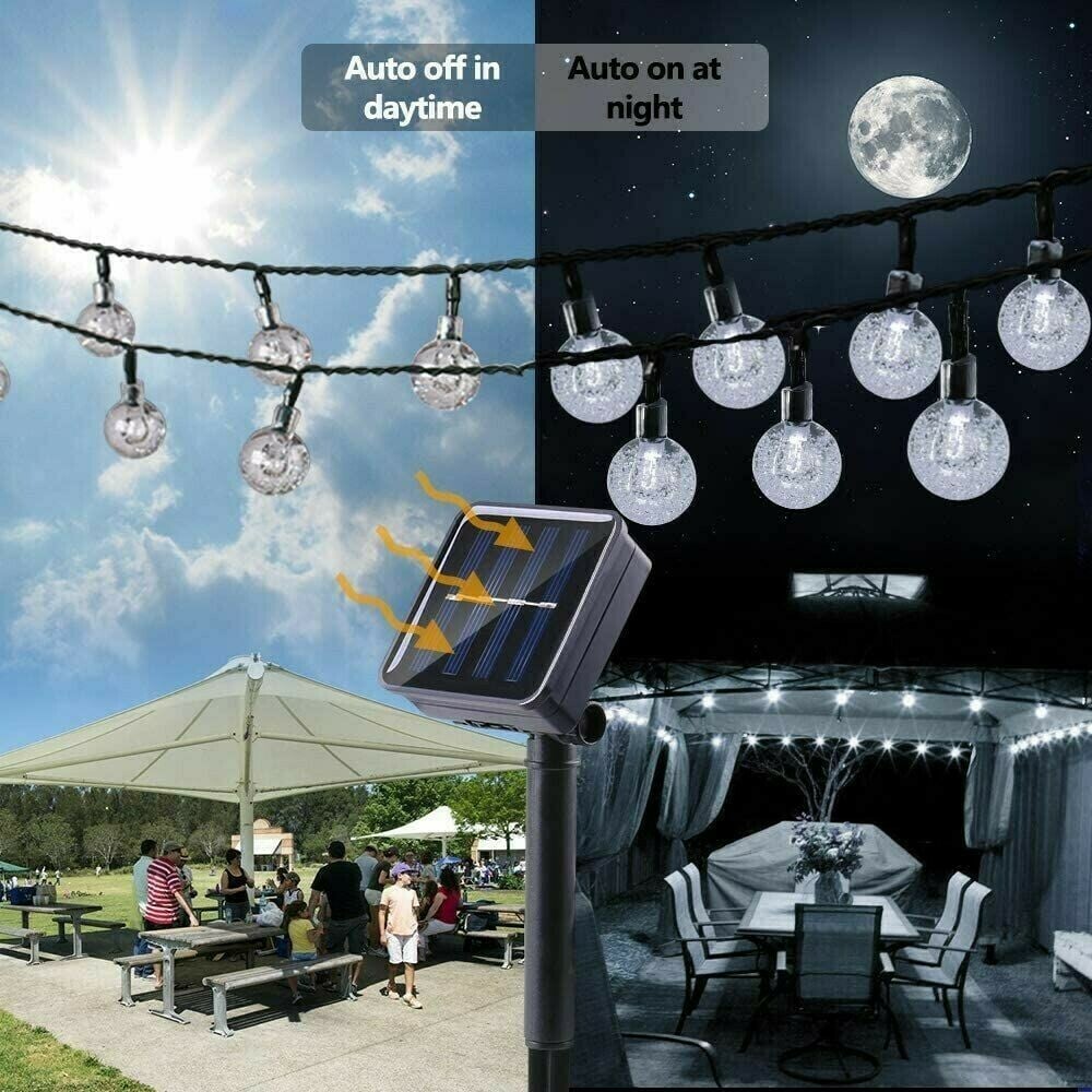 💥SOLAR POWERED 💥LED OUTDOOR STRING LIGHTS