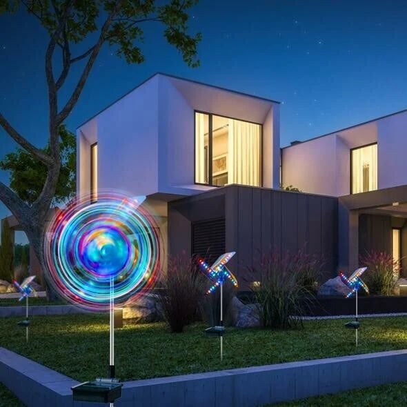 🔥Summer Hot Deals - Michigan Solar Windmill Lights
