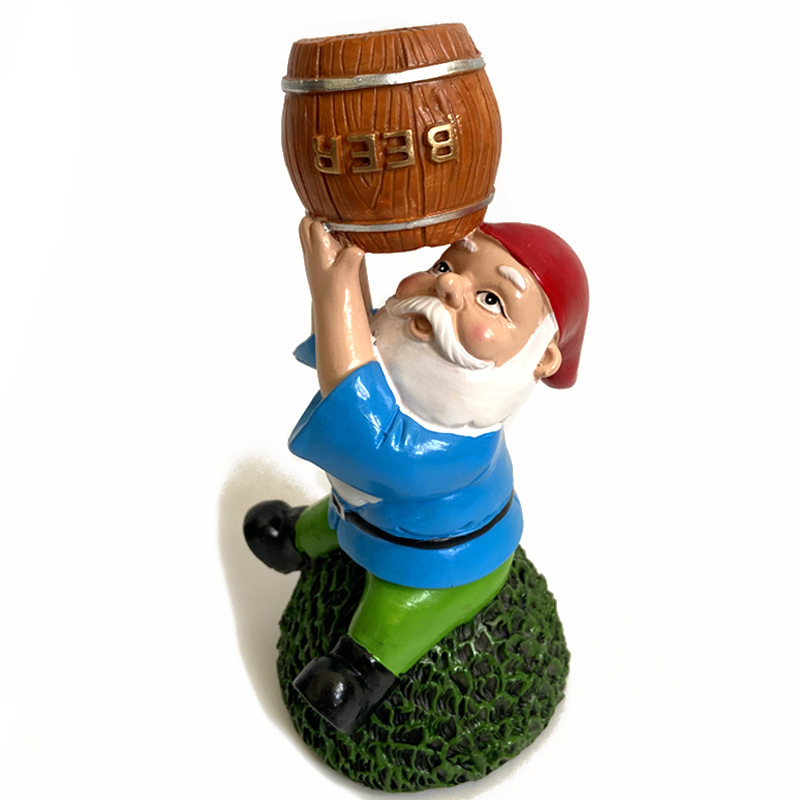 Funny garden gnomes
