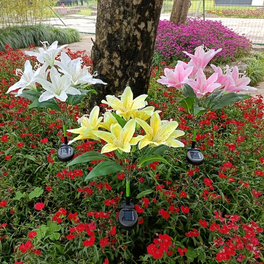Solar Lily Light
