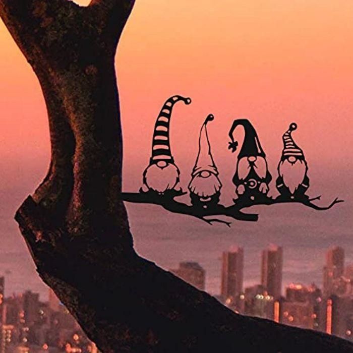 Exquisite Metal Dwarf Statue Decoration