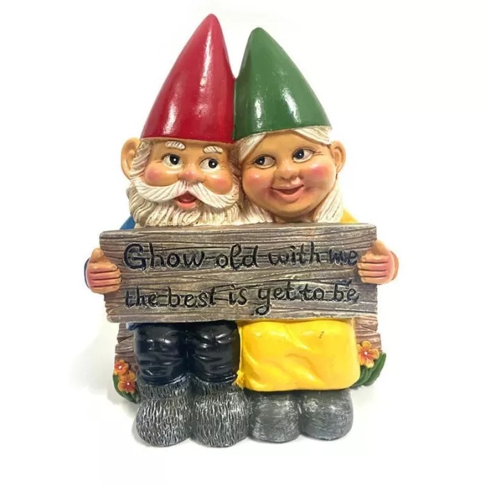 Funny garden gnomes