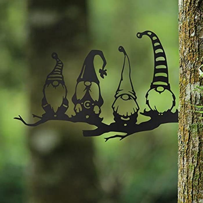 Exquisite Metal Dwarf Statue Decoration