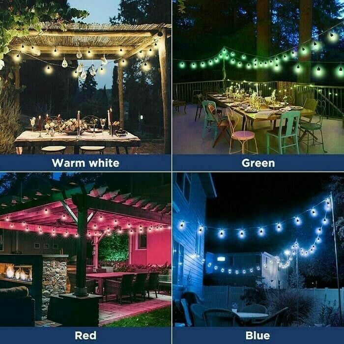 💥SOLAR POWERED 💥LED OUTDOOR STRING LIGHTS