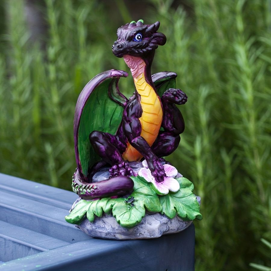 Cute Dinosaur Garden Statues for Halloween