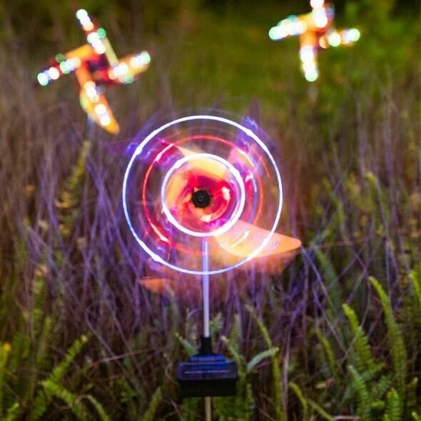 🔥Summer Hot Deals - Michigan Solar Windmill Lights