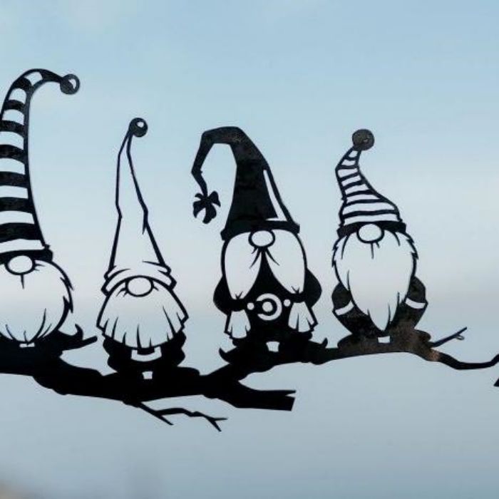 Exquisite Metal Dwarf Statue Decoration