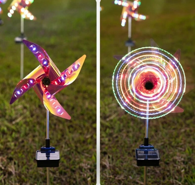 🔥Summer Hot Deals - Michigan Solar Windmill Lights