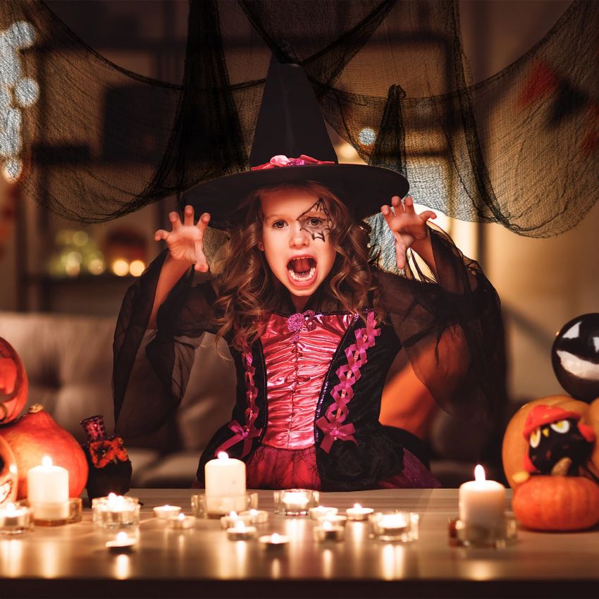 Halloween Creepy Cloth Black 60× 140 inch Halloween Decoration