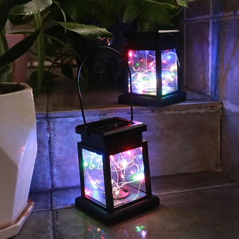Solar Lights Lantern Solar Yard Decorations Solar Christmas Decoration Waterproof Solar Light Garden Outdoor Hanging Decor
