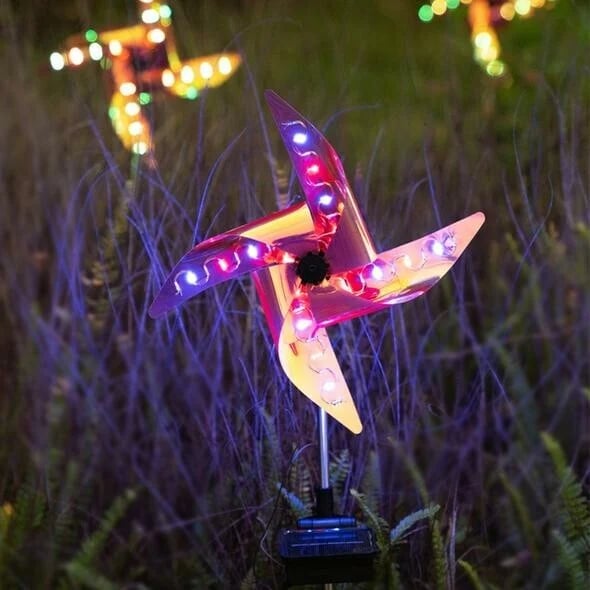 🔥Summer Hot Deals - Michigan Solar Windmill Lights