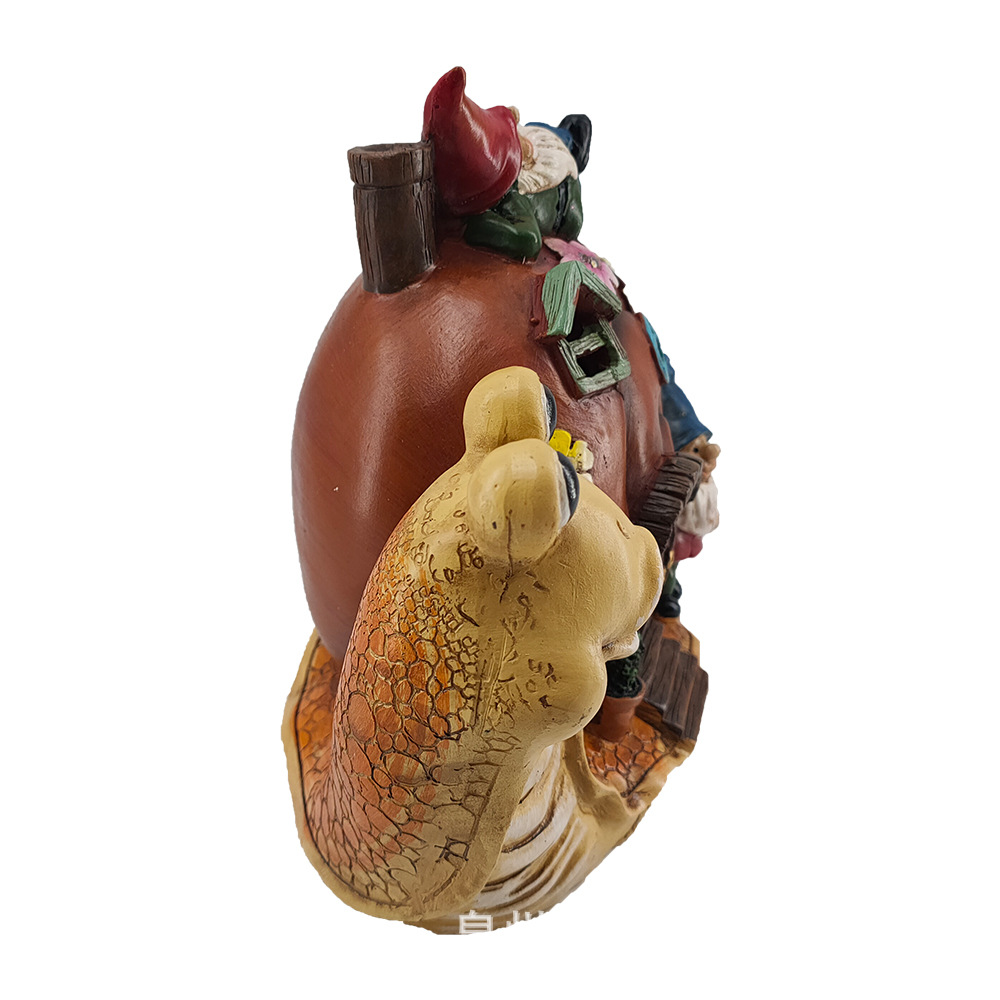 Solar Snail Statue Light