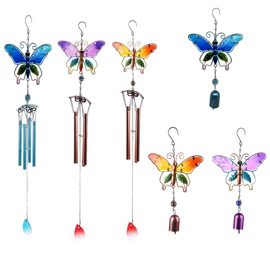 Colorful Butterfly Wind Chime