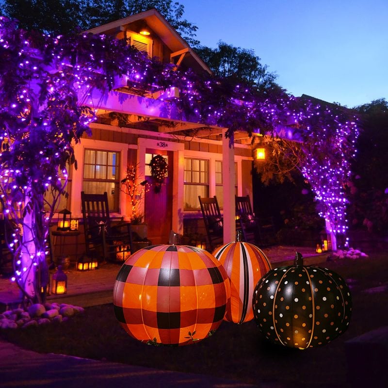 (🎃Halloween Early Sale-56% OFF)Led Yard Pumpkins Inflatable Decorated