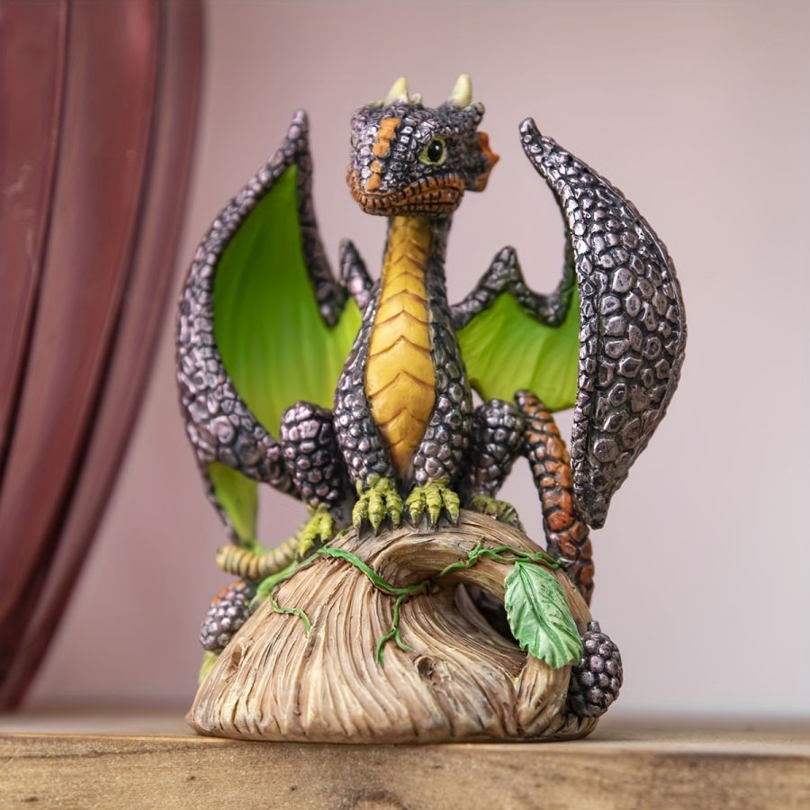 Cute Dinosaur Garden Statues for Halloween