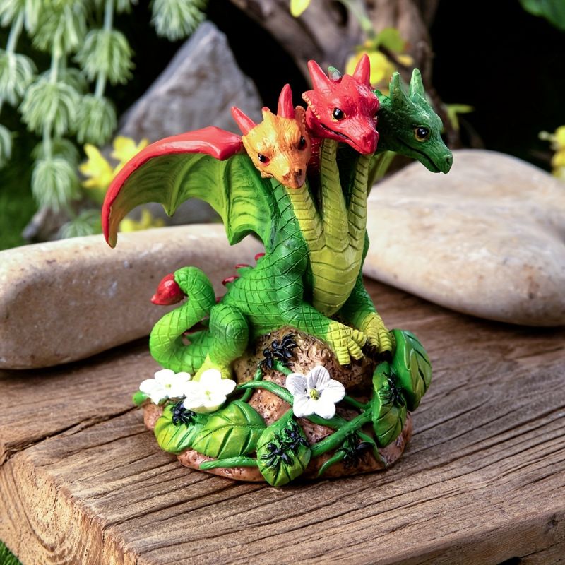 Halloween Cute Dinosaur Garden Statue