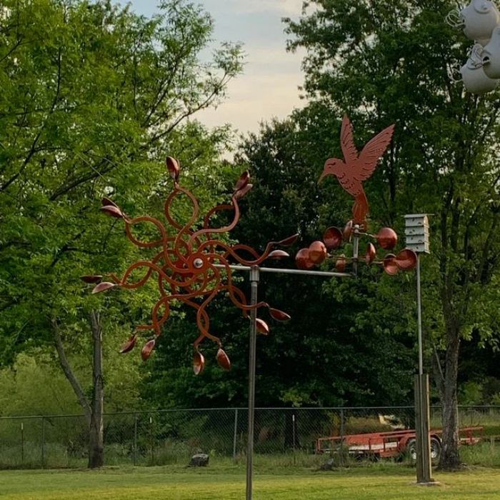Garden Art Kinetic Wind Spinner 
