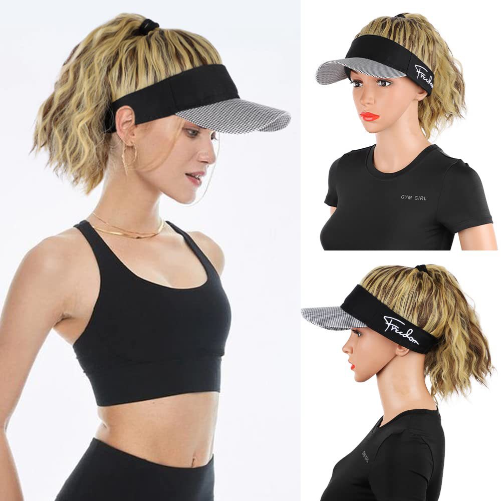 Women's Ponytail Wig Baseball Cap - Long Wavy