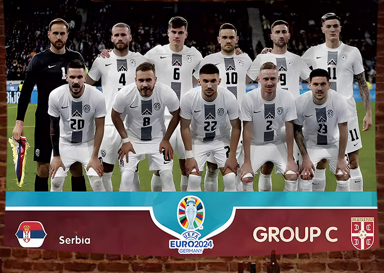 2024 European Cup poster hanging cloth