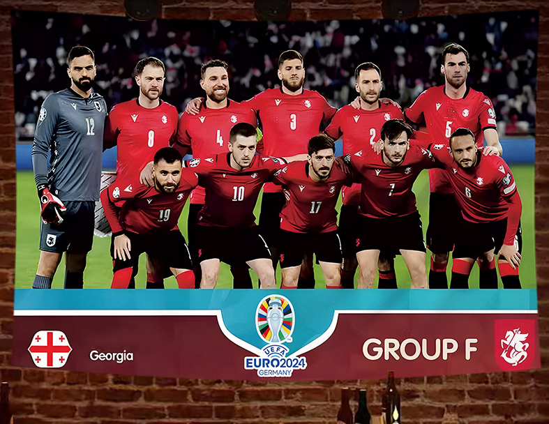 2024 European Cup poster hanging cloth