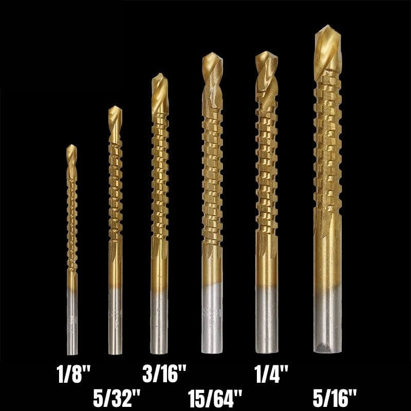 Tooltekt Sawtooth Drill Bit Set (6 Pcs)