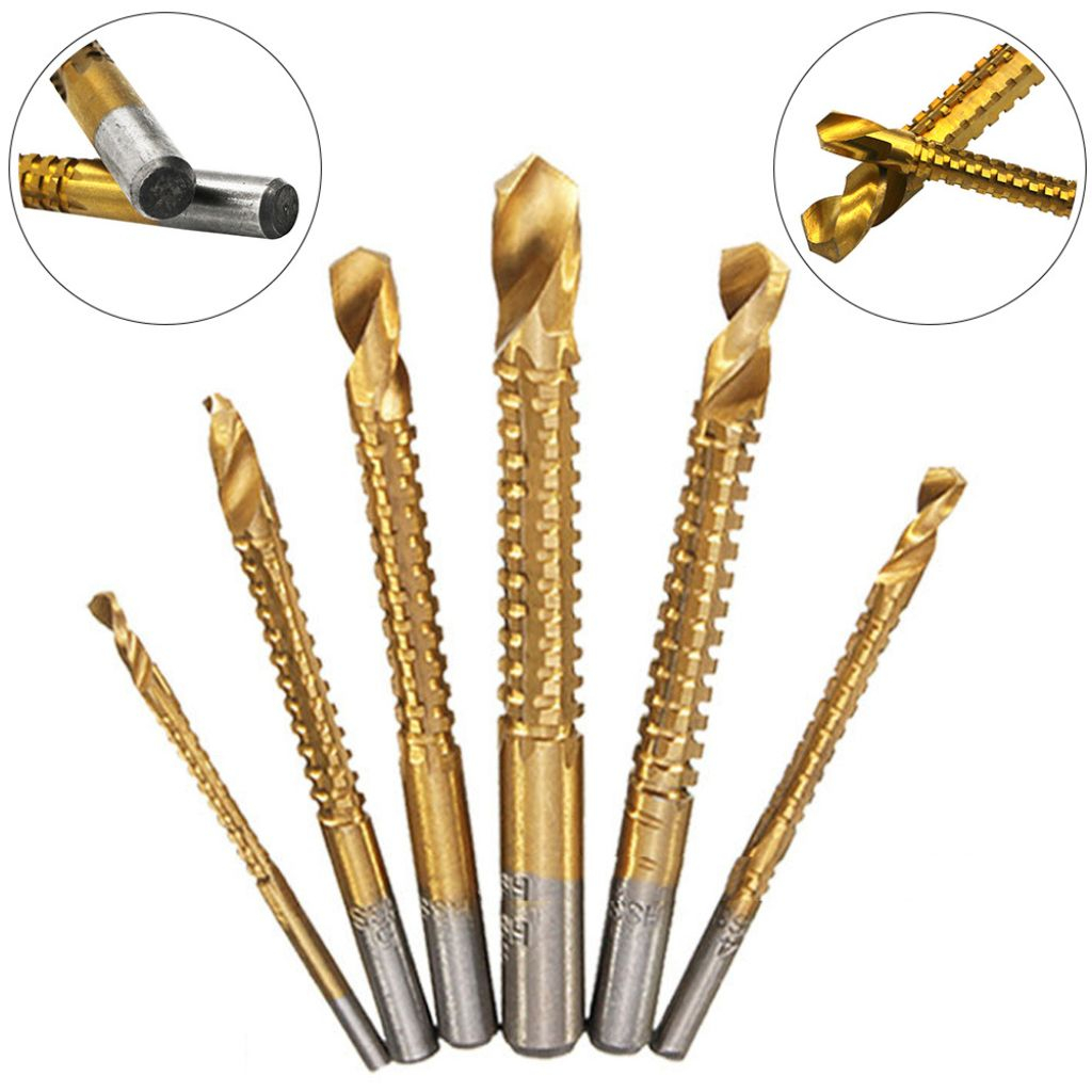 Tooltekt Sawtooth Drill Bit Set (6 Pcs)