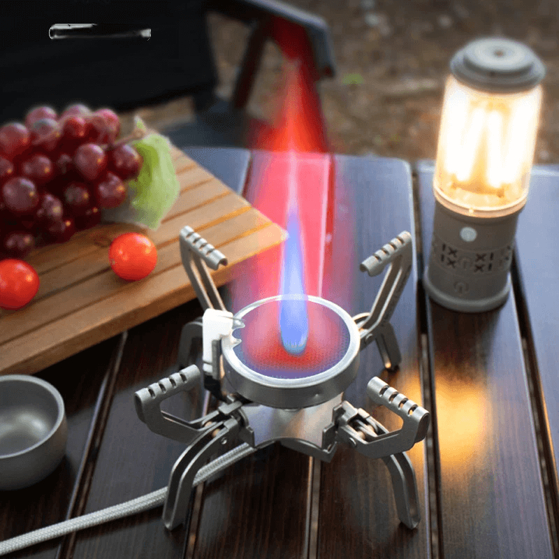 3800W dual-core infrared camp stove for family camping, car camping, and outdoor cooking. High-power, stable, and built for real meals outdoors.