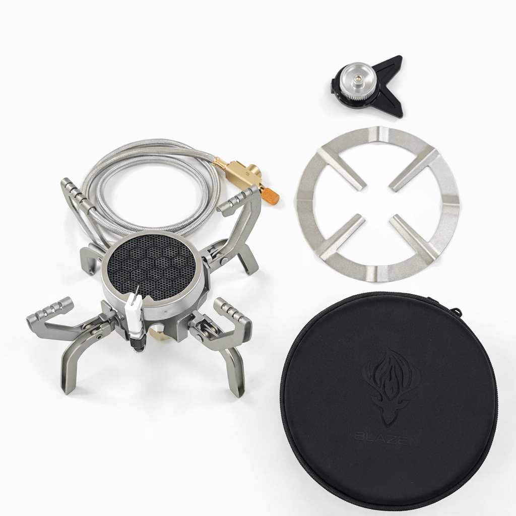 3800W dual-core infrared camp stove for family camping, car camping, and outdoor cooking. High-power, stable, and built for real meals outdoors.