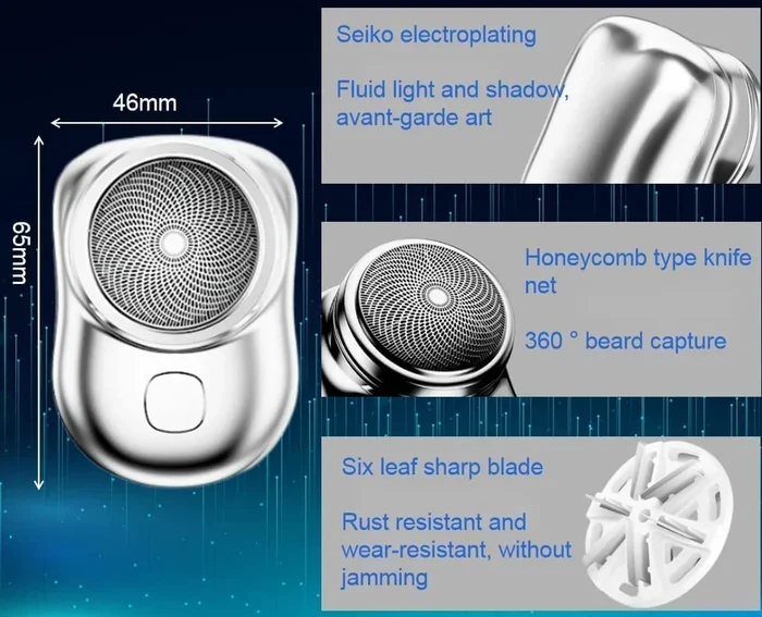 🔥HOT SALE 65% OFF⚡2023 New Mini Razor Portable Electric Razor