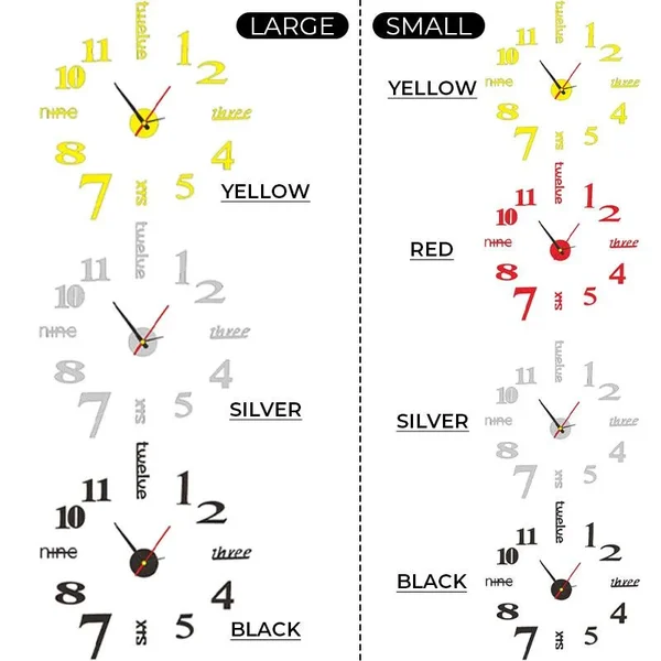 🔥 2023 Hot Sale 49% OFF - Modern DIY Punch-Free Wall Clock