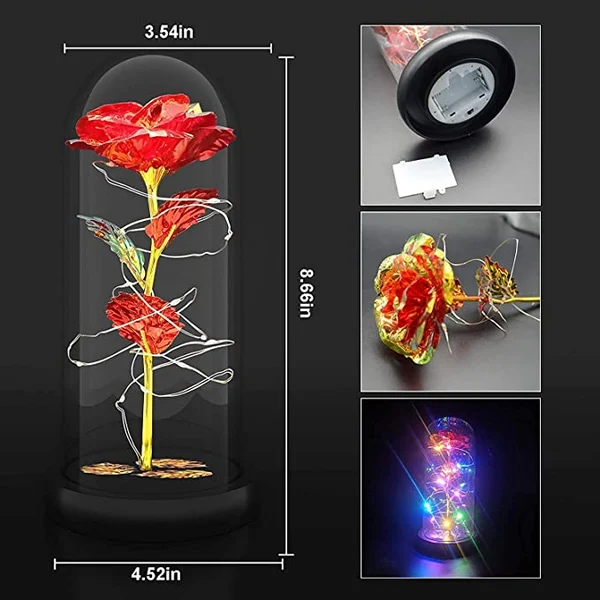❤️2023 Hot Sale 49% OFF - Colorful Light Up Rose Flower Gifts