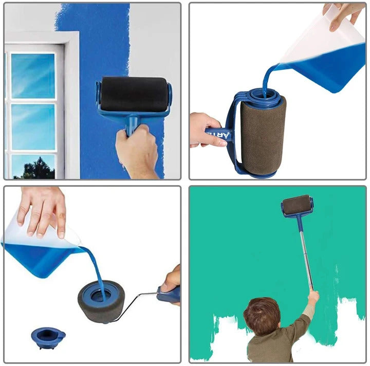 Multifunctional Paint Roller Brush Tools Set (8 pcs.)