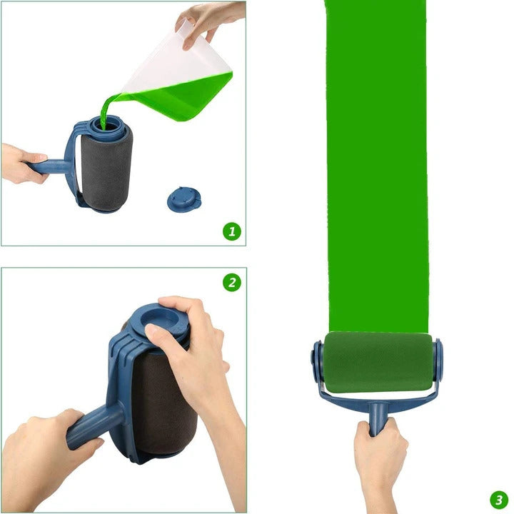 Multifunctional Paint Roller Brush Tools Set (8 pcs.)