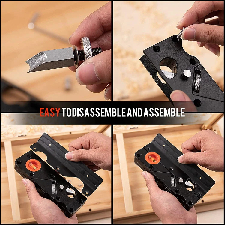 CHAMFER PLANE - WOODWORKING EDGE CORNER FLATTENING TOOL